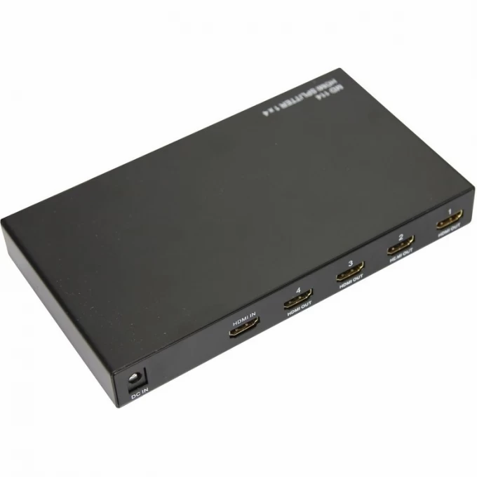 Делитель REXANT гнездо HDMI на 4 гнезда HDMI, металл 17-6902 Делитель REXANT гнездо HDMI на 4 гнезда HDMI, металл 17-6902