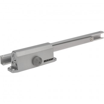Доводчик дверной REXANT со скользящей тягой для установки на дверь весом до 65 кг