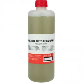 Флюс для пайки REXANT КИСЛОТА ОРТОФОСФОРНАЯ 500 мл флакон