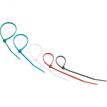 Хомут-стяжка REXANT нейлоновая 150x2,5мм, цветная (25 шт/уп) Хомут-стяжка REXANT нейлоновая 150x2,5мм, цветная (25 шт/уп)