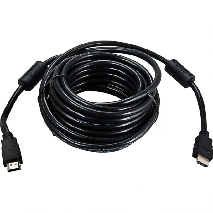 Кабель REXANT HDMI - HDMI 1,4, 5м, Gold 17-6206 Кабель REXANT HDMI - HDMI 1,4, 5м, Gold 17-6206