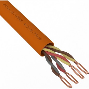 Кабель REXANT КПСНГ(А)-FRHF 4x2x0.75 мм² огнестойкий 200 м
