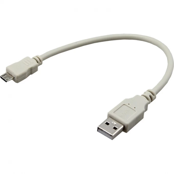 Кабель USB REXANT (штекер micro USB - штекер USB A) 0.2 метра, серый 18-1162 Кабель USB REXANT (штекер micro USB - штекер USB A) 0.2 метра, серый 18-1162