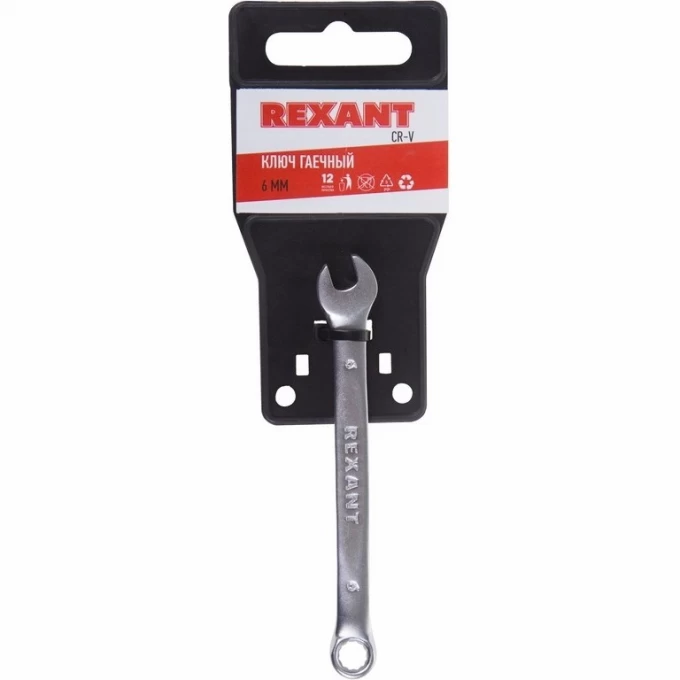 Ключ комбинированный REXANT 6 мм 12-5801 Ключ комбинированный REXANT 6 мм 12-5801