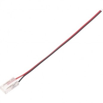 Коннектор питания REXANT с проводами для одноцветной светодиодной ленты COB 8мм