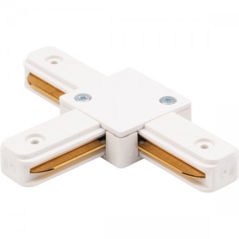 Коннектор REXANT T-образный для однофазного шинопровода белый Коннектор REXANT T-образный для однофазного шинопровода белый