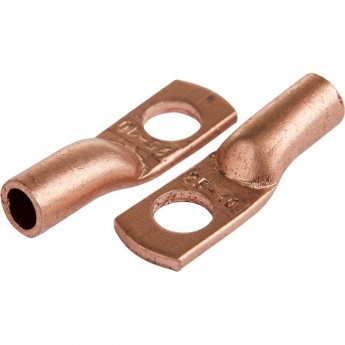 Наконечник медный REXANT ТМ 10-8-5 (10мм² - Ø8мм) (в упак 100шт) Наконечник медный REXANT ТМ 10-8-5 (10мм² - Ø8мм) (в упак 100шт)