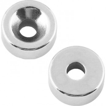 Неодимовый магнитный диск REXANT 10х3 мм с зенковкой 7х3.5 мм, 6 шт. Неодимовый магнитный диск REXANT 10х3 мм с зенковкой 7х3.5 мм, 6 шт.