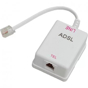 Розетка телефонная REXANT на стену, ADSL фильтр, 6Р-4С (RJ-11)