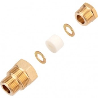 Сальник REXANT с двойной резьбой 1/2 и 3/4 для ввода кабеля в трубу Сальник REXANT с двойной резьбой 1/2 и 3/4 для ввода кабеля в трубу