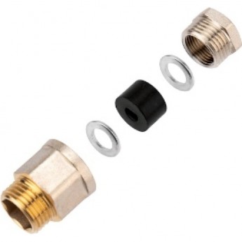 Сальник REXANT с резьбой 1/2 для ввода кабеля в трубу Сальник REXANT с резьбой 1/2 для ввода кабеля в трубу