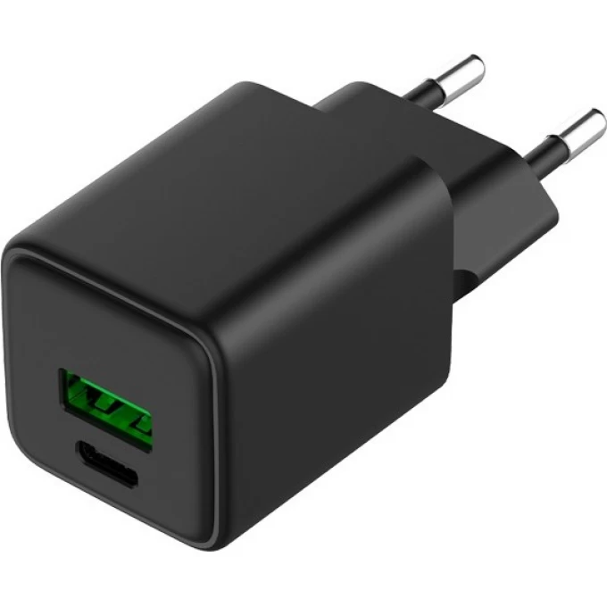 Сетевое зарядное устройство REXANT с двумя портами USB-A и USB-C, 30Вт 18-2204 Сетевое зарядное устройство REXANT с двумя портами USB-A и USB-C, 30Вт 18-2204