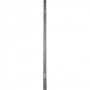 Шинопровод REXANT однофазный с кабельным вводом и заглушкой 1 м серый