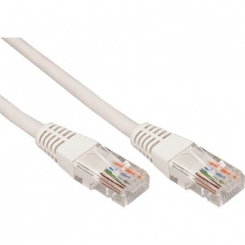 Шнур коммутационный REXANT, патч-корд, U/UTP RJ45-RJ45 CAT 5e, 2м, PVC, серый