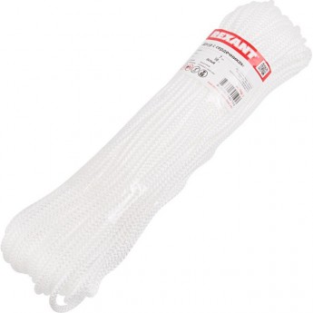 Шнур с сердечником REXANT 7 мм 50 м белый Шнур с сердечником REXANT 7 мм 50 м белый