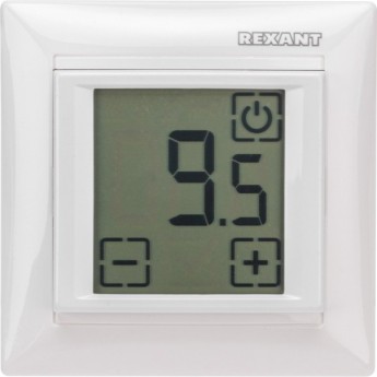 Терморегулятор сенсорный REXANT RX-419B, белый, совместим с Legrand серии Valena
