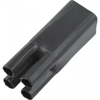 Термоусаживаемая перчатка REXANT на 4 жилы 70.0/32.0 мм черная