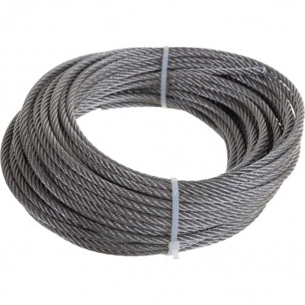 Трос нержавеющий REXANT d=4 мм, (моток 20 м)