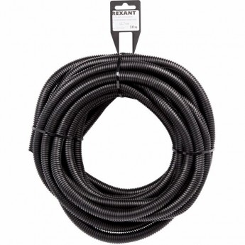 Труба гофрированная REXANT 12.7 мм автомобильная разрезная, 10 м