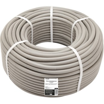 Труба гофрированная REXANT 16 мм с зондом, 100 м