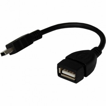 USB кабель REXANT OTG mini USB на USB шнур 0.15 м