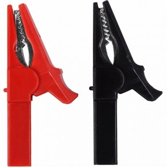 Зажим крокодил REXANT 15 А 53 мм для тестера гнездо banana