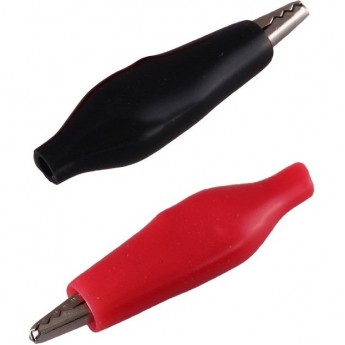 Зажим крокодил в изоляторе REXANT, длина 40 мм, ток 5A, 2 шт., пакет БОПП Зажим крокодил в изоляторе REXANT, длина 40 мм, ток 5A, 2 шт., пакет БОПП